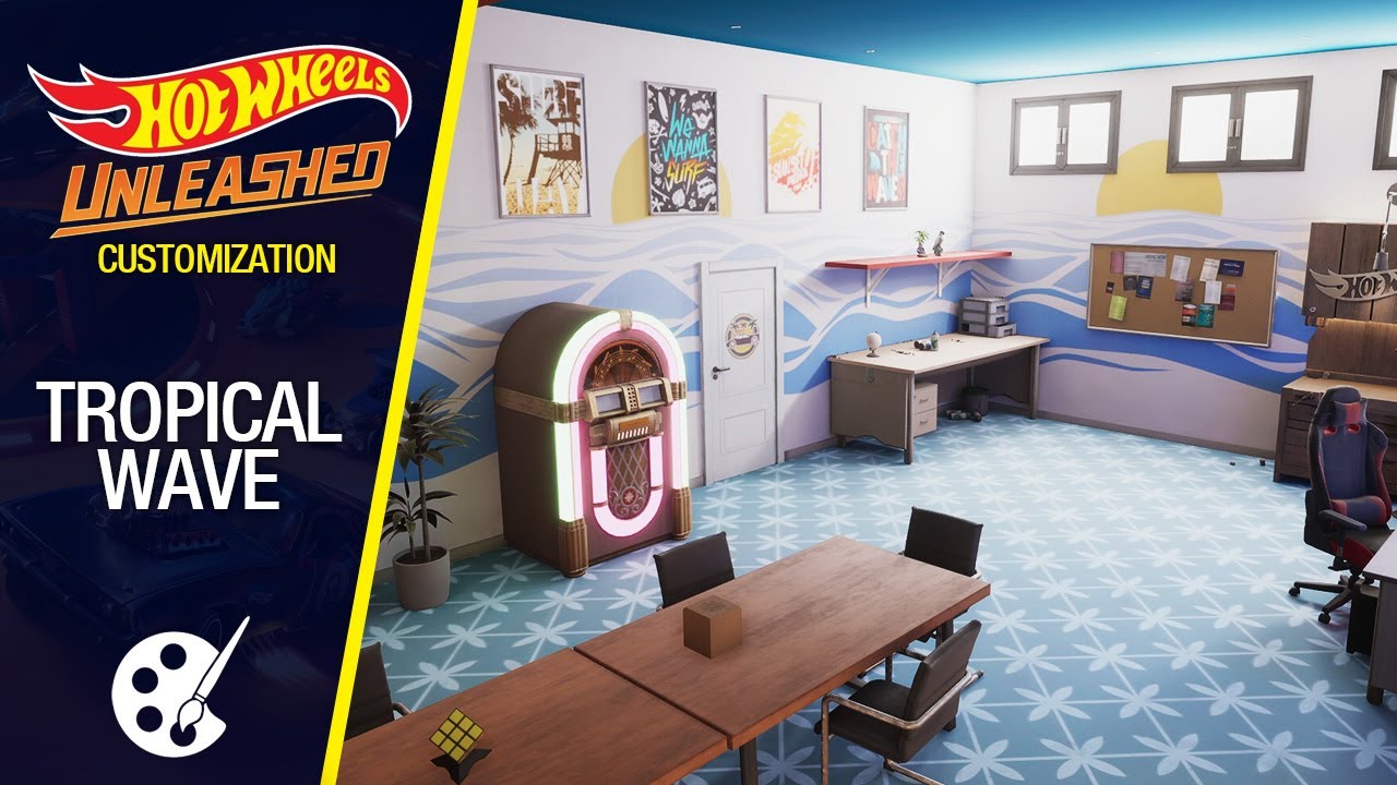 Hot Wheels Unleashed - Tropical Wave Customization Pack | Basement | Hot Wheels Pass 1
