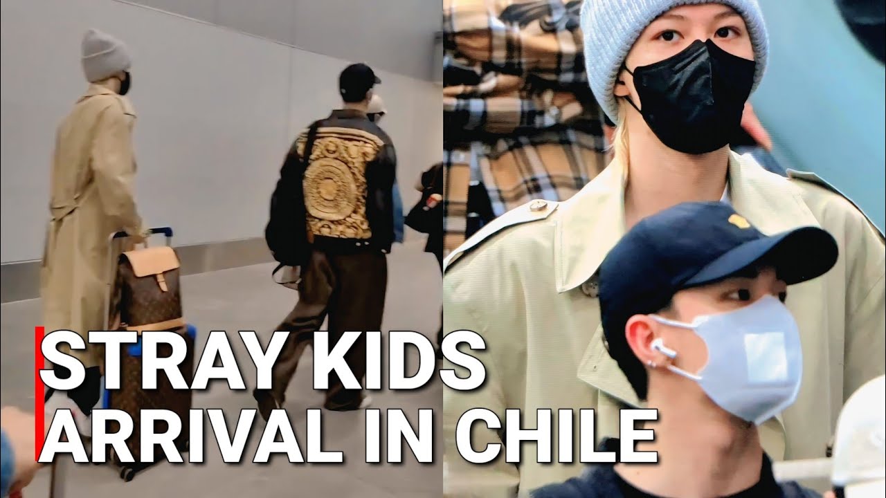 Stray kids Arrival in Chile For their dominATE Latam Tour Live Concert FULL FANCAM 2025