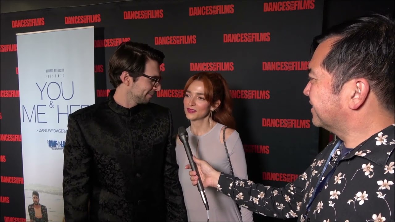 Roberto Aguire and Marianna Burrelli Carpet Interview for You, Me & Her | Dances with Films 2023