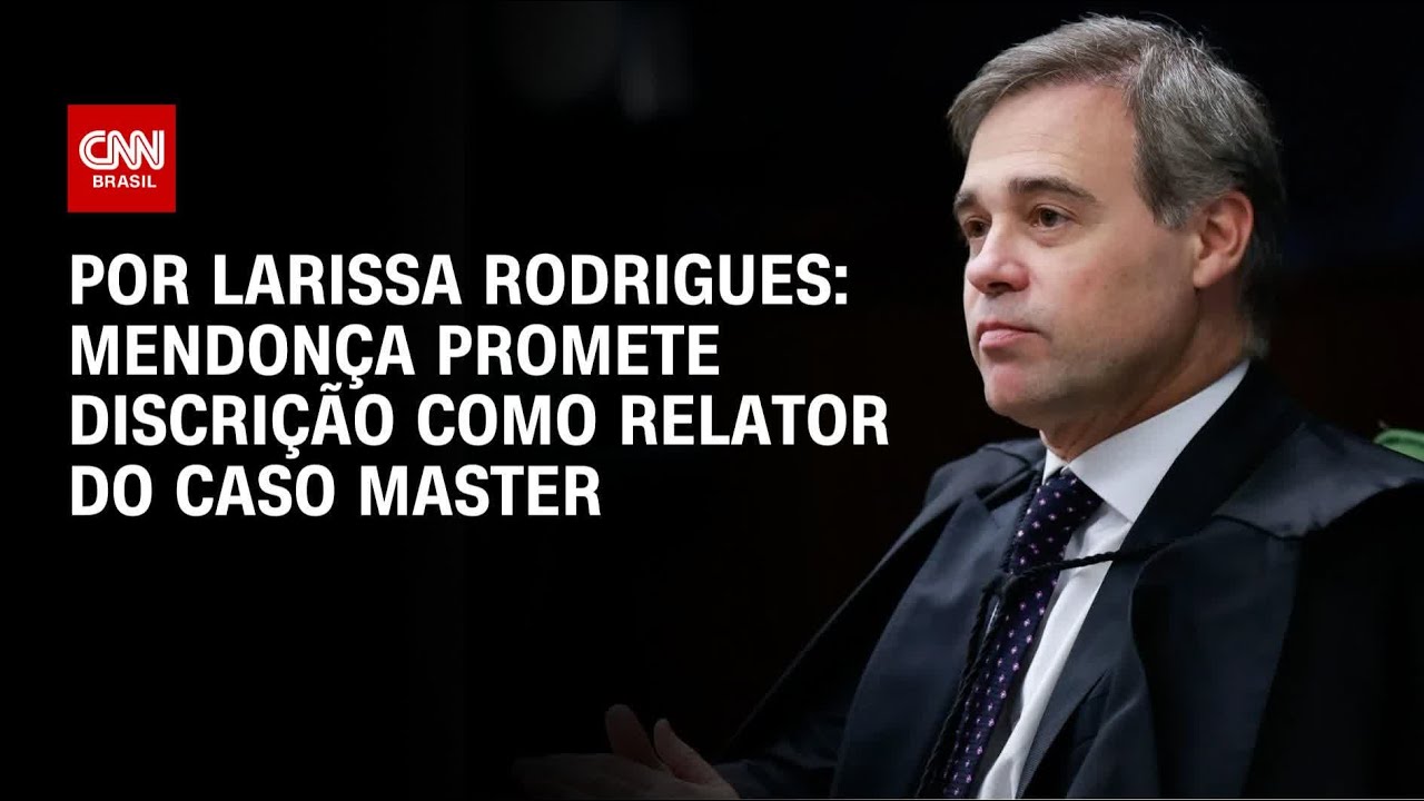Mendonça promete discrição como relator do caso Master | CNN 360º