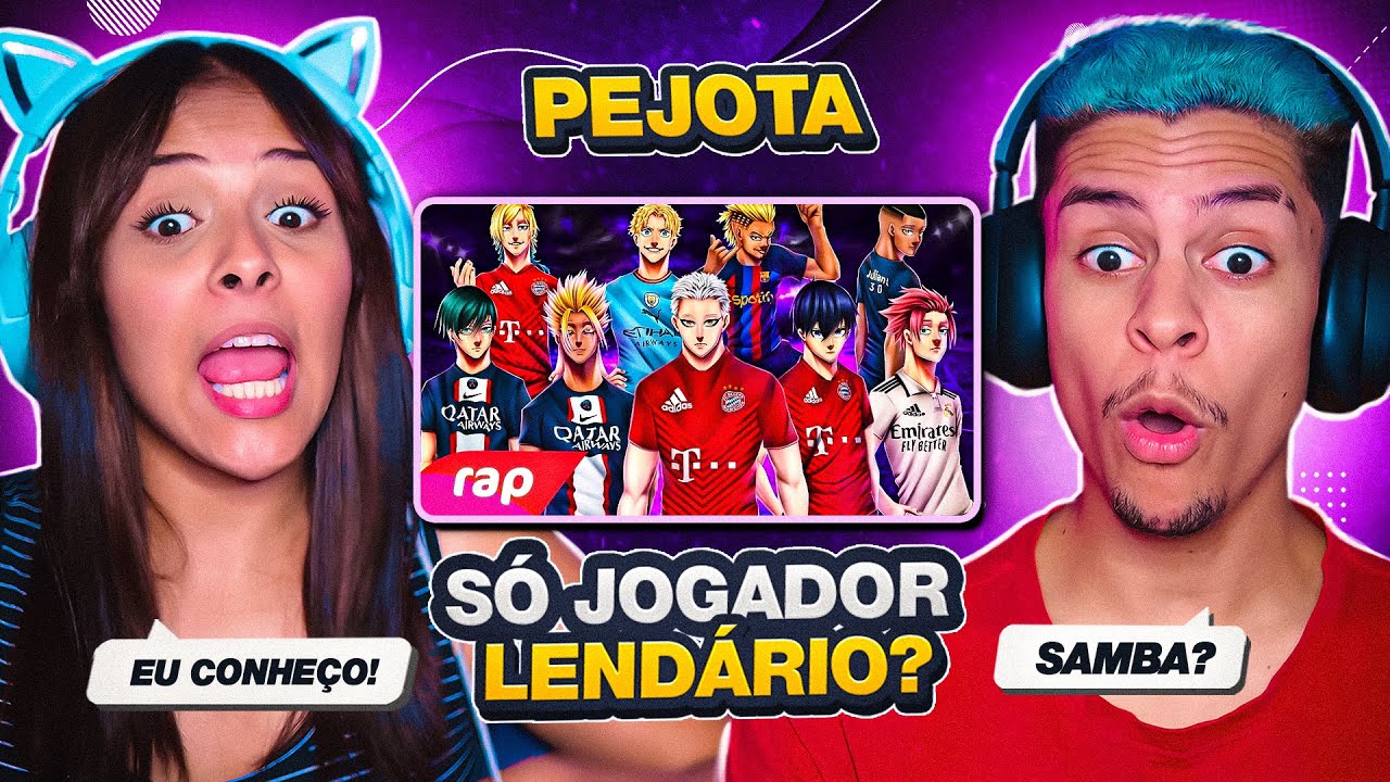 PEJOTA - Os Melhores do Mundo Trap ⚽⚽ (Blue Lock) | [React em Casal] 🔥