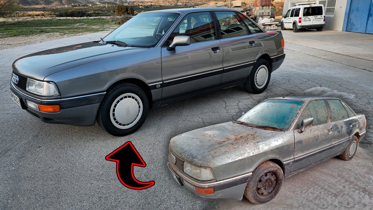 hacemos una LIMPIEZA EXTREMA a un AUDI 90 abandonado y lo dejo como NUEVO😍