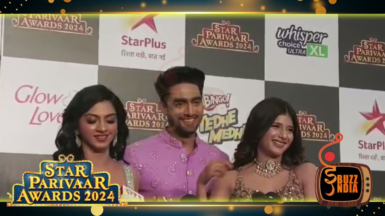 Samridhii Shukla & Rohit Purohit At Star Parivaar Awards 2024 Red Carpet, Yeh Rishta Kya Kehlata Hai