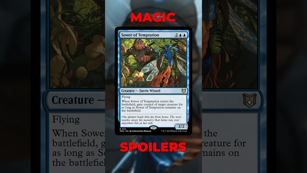 Magic Spoilers! Wilds of Eldraine Commander | Sower of Temptation