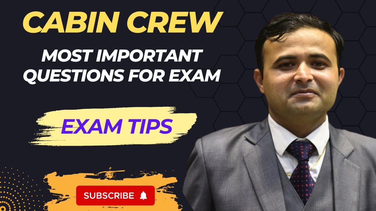 Cabin Crew Exam Questions | Skill Development Aviation Tips by Sachin Sirohi