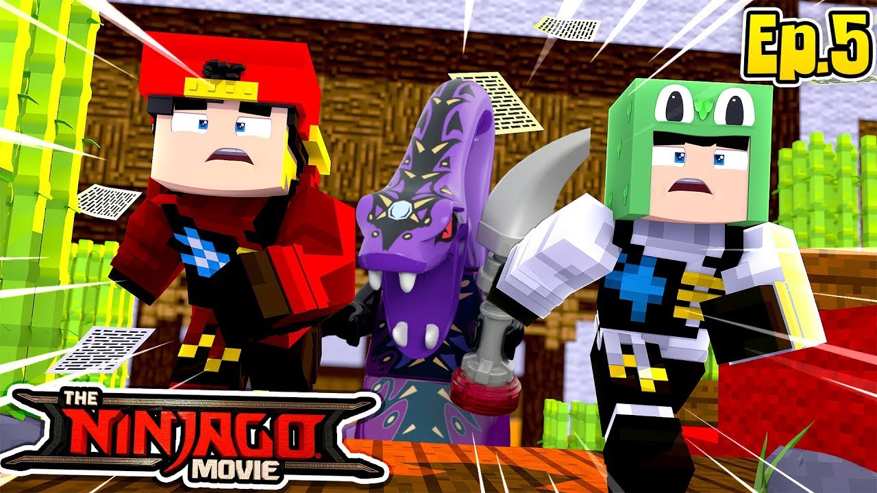 Minecraft LEGO NINJAGO - A QUEST TO FIND THE FOUR FANG BLADES!!