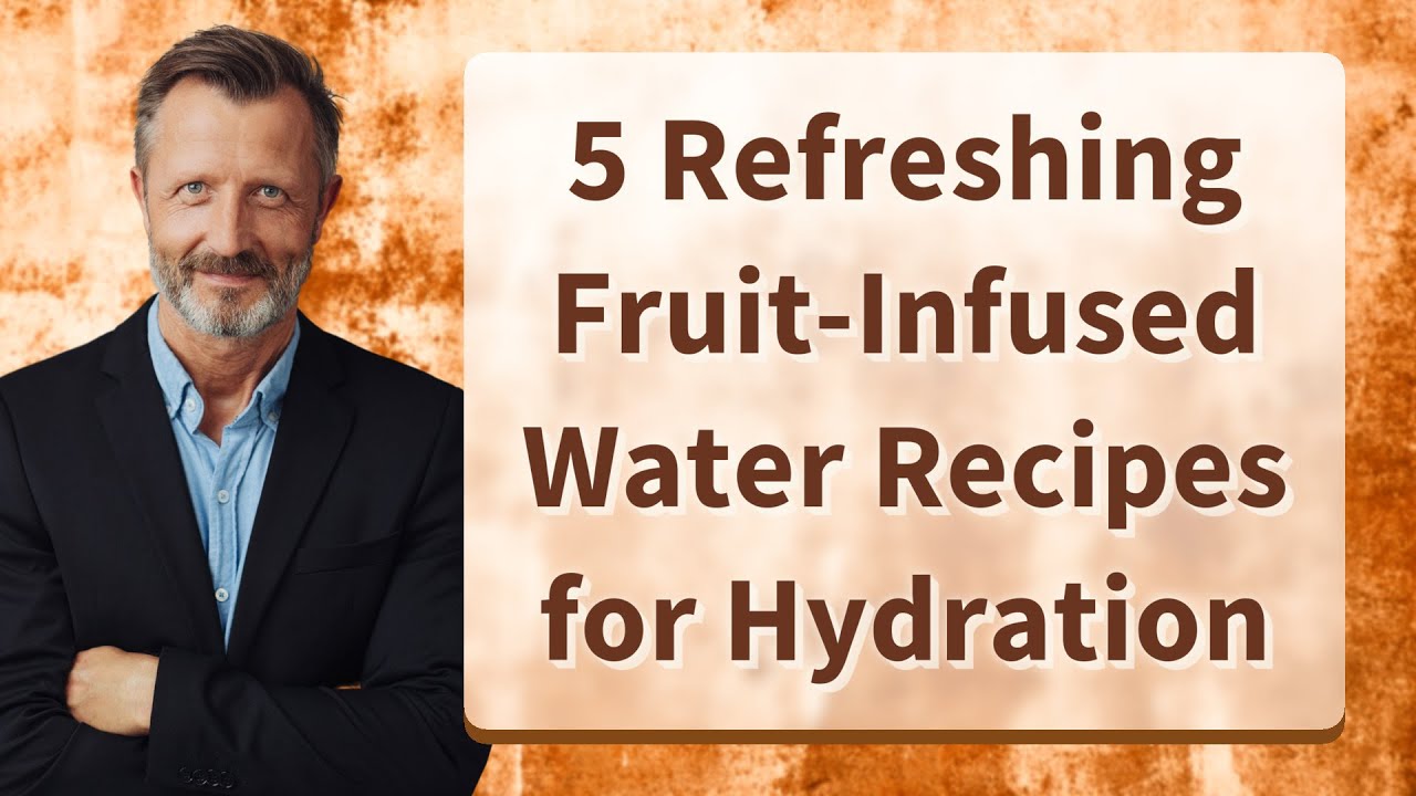 5 Refreshing Fruit-Infused Water Recipes for Hydration