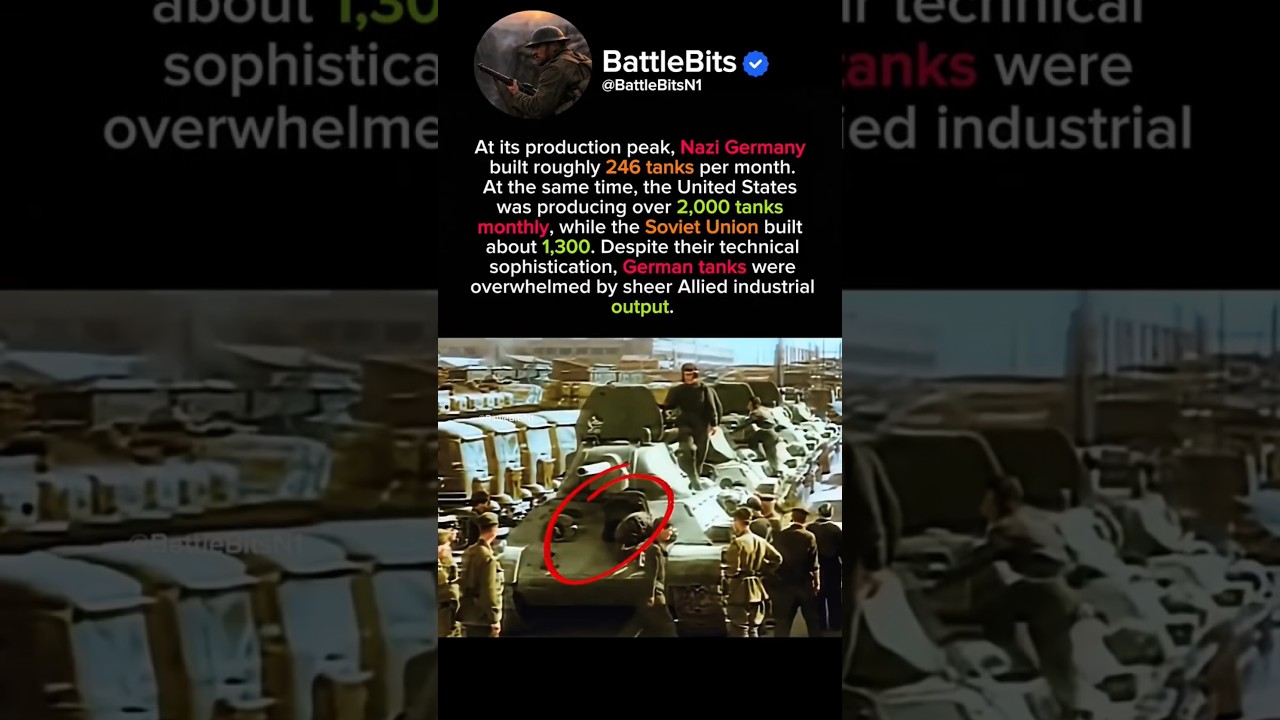 Germany Had Better Tanks. America Had Thousands 🇺🇸⚙️ 