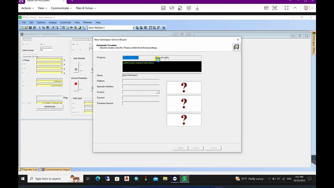 How to read Auto Circuit Recloser from ADVC via WSOS