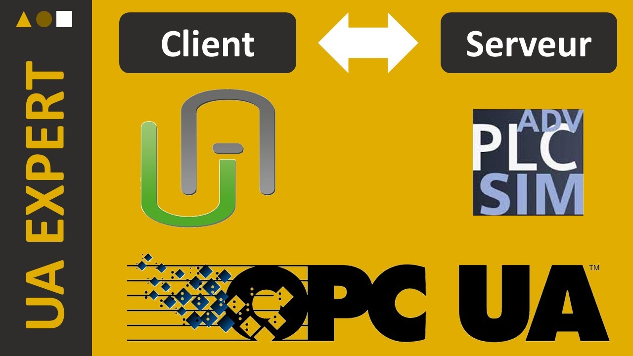 Communiquer en OPC UA : client UaExpert et serveur PLCSIM