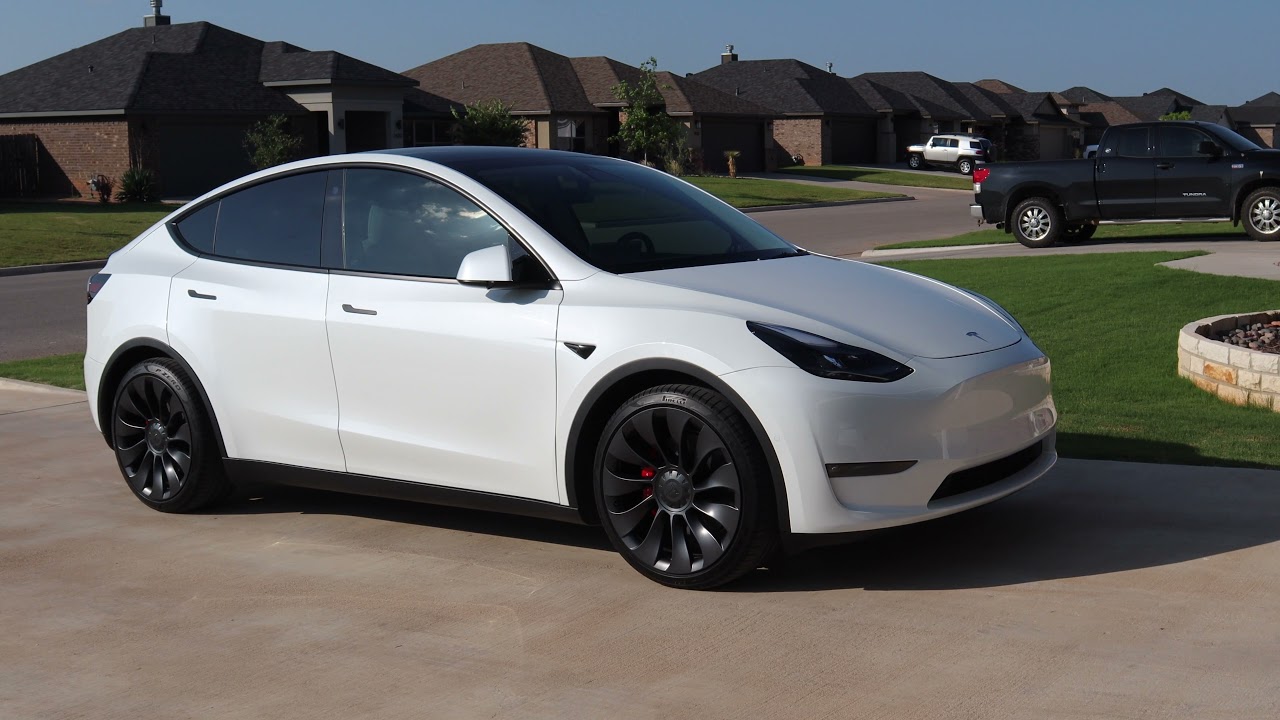 2021 Tesla Model Y Performance Pearl White