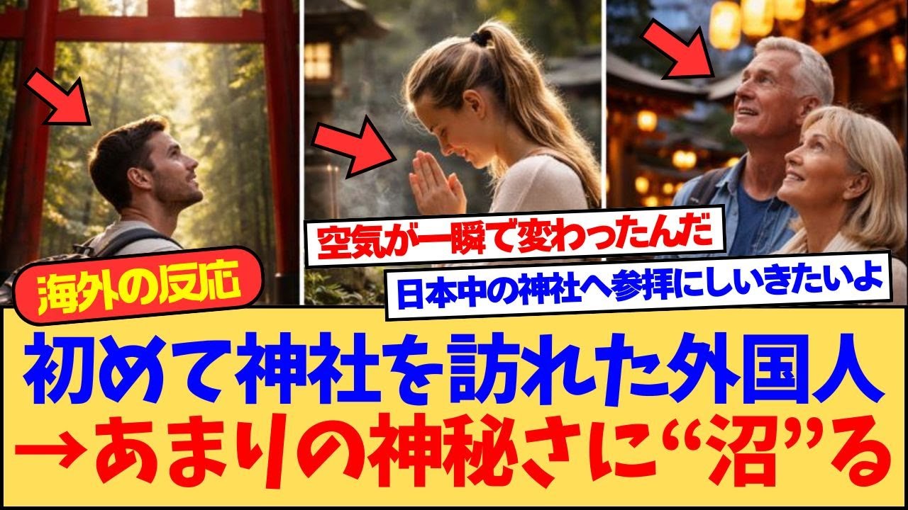 【海外の反応】「現実とは思えない」外国人が言葉を失った日本の神社体験、静寂と神秘に心を奪われた瞬間