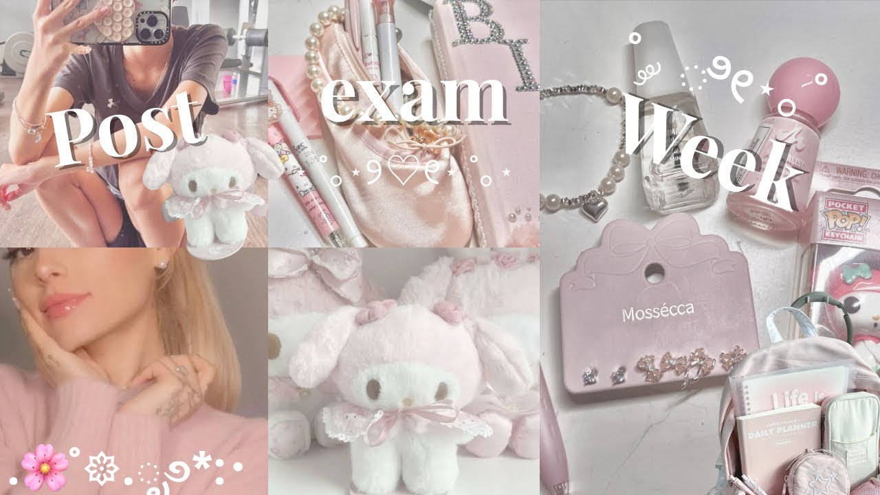 Post-exam season🌸, shopping haul | gym workout| nail care˚໋🌷✧˚.🎀༘⋆ᡣ𐭩˚