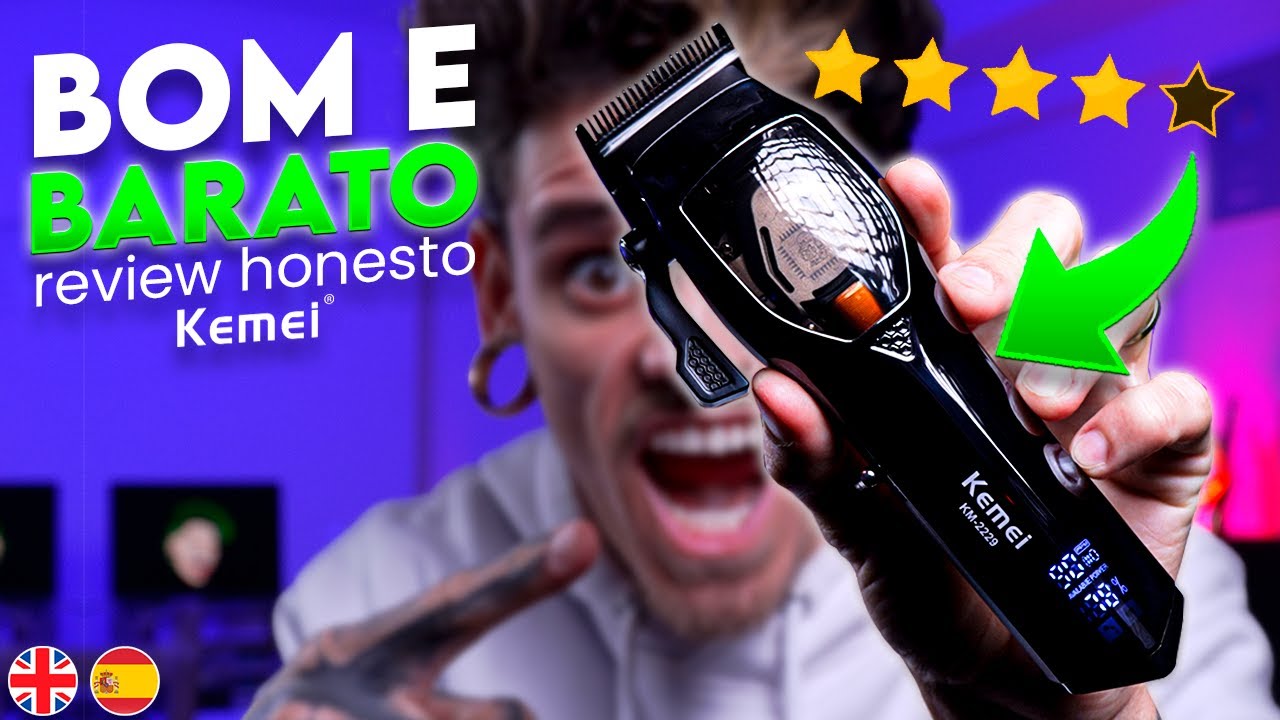 Testei a Kemei 2229 e falei a verdade! 👀