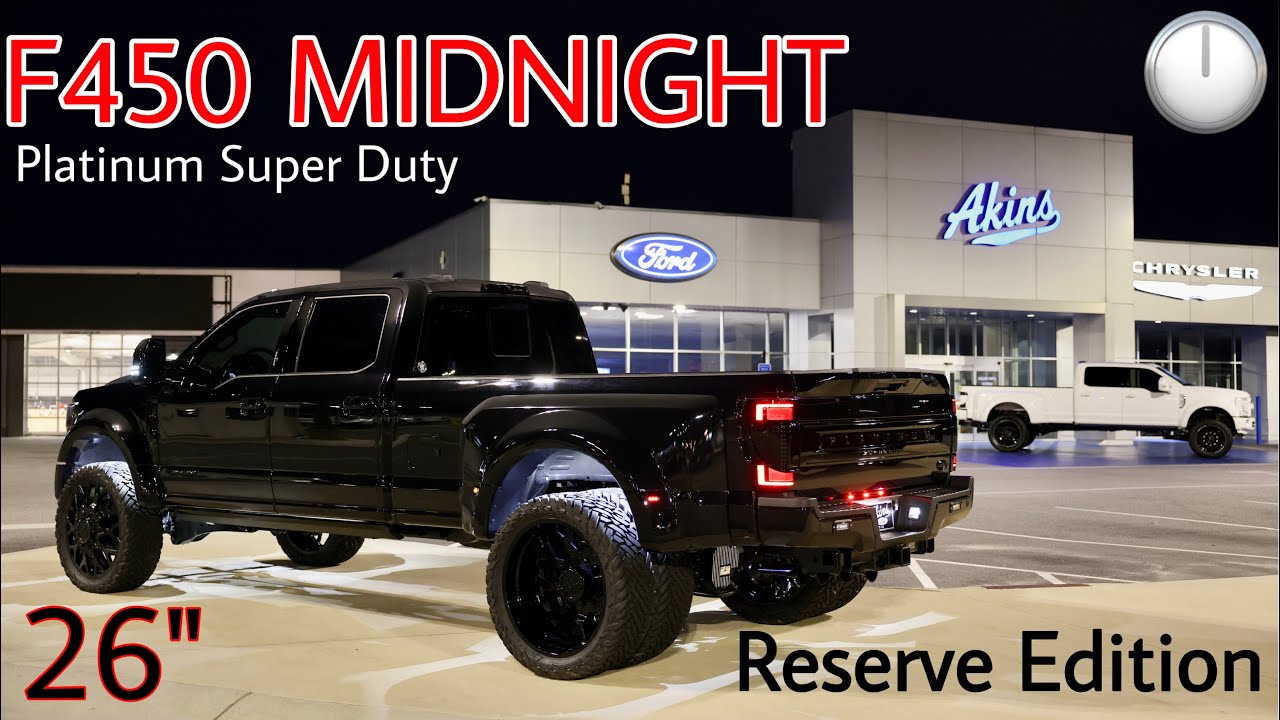 How to Build the BEST Black on Black Ford F450? 2022 MIDNIGHT Reserve Edition Super Duty Custom
