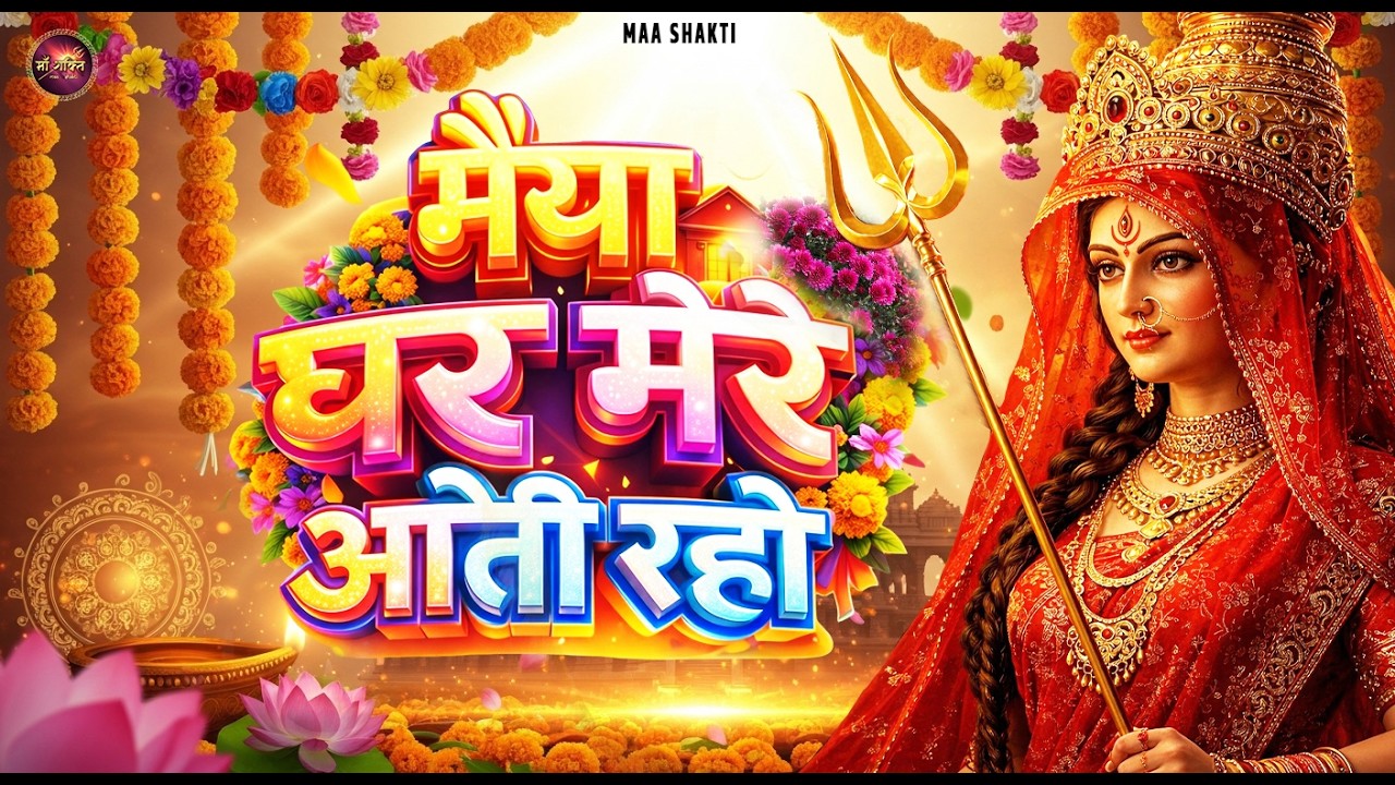 नवरात्रि स्पेशल भजन 2026 | मैया घर मेरे आती रहो | Chaitra Navratri Bhajan | Mata Ke Bhajan #navratri