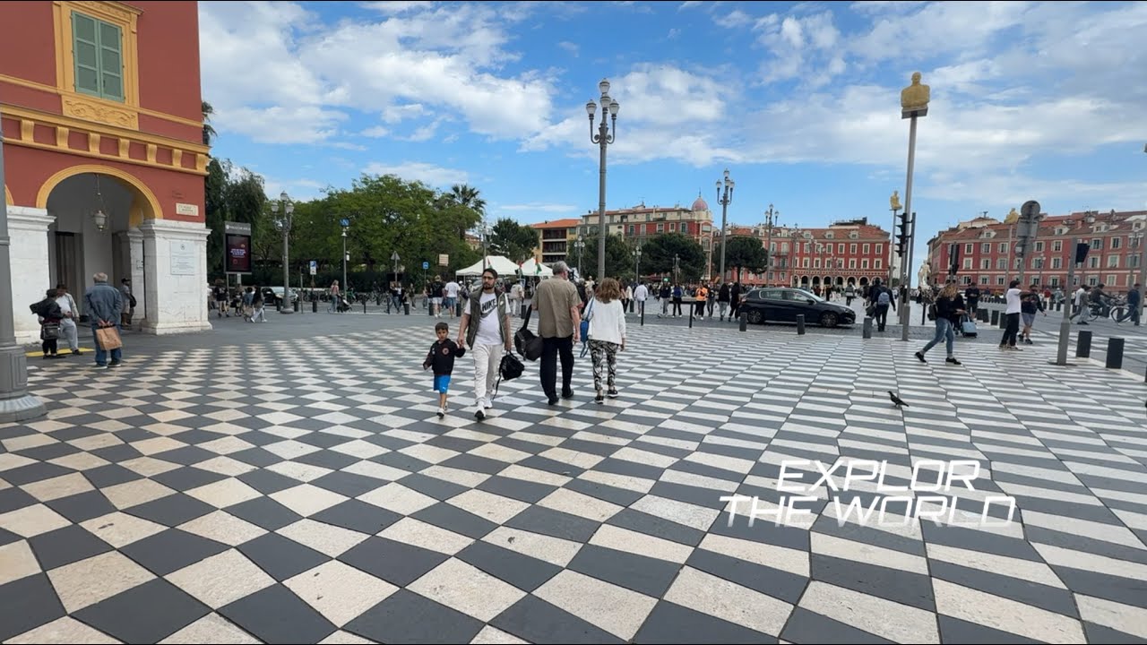 🇫🇷 Place Masséna 🌴 | Culture, People & Courtyard 