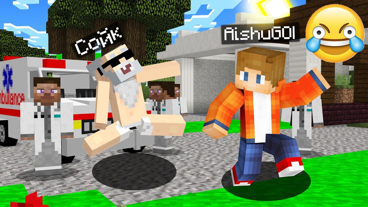 АЙШУАҚ-ҚА ЕСІ АУЫСҚАН АТА БОЛЫП ПРАНК ЖАСАДЫМ 🤣 ➜ жынды болып кетты😓 қазақша майнкрафт казакша сойк