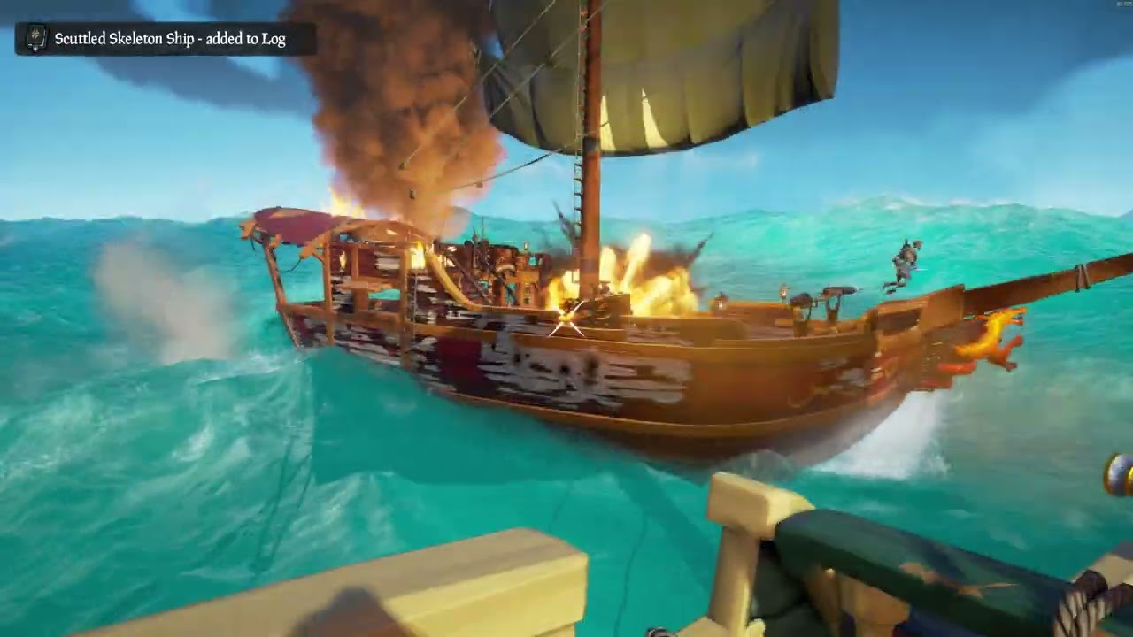 Sea of Thieves - 2 vs 2 vs Galleons !