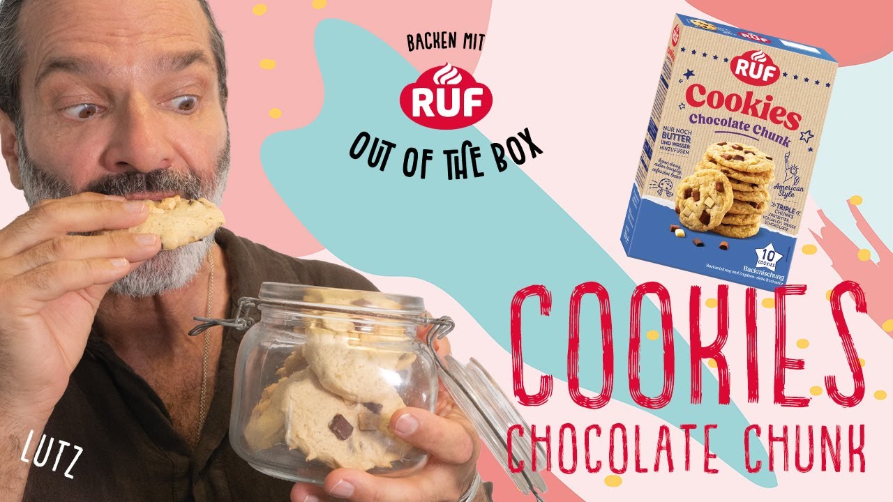 Rund? Egal! Lutz backt seine allerersten Chocolate Chunk Cookies 🍪