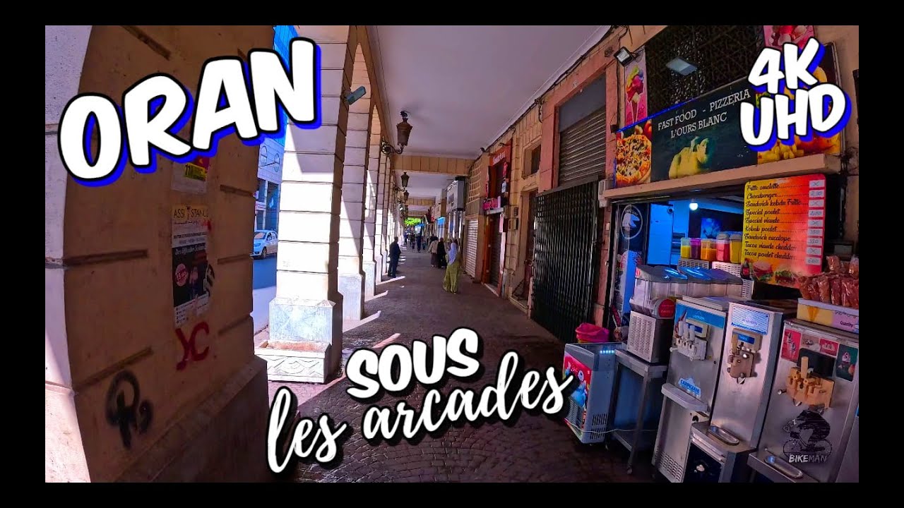 ORAN 4K À VÉLO CENTRE VILLE ENSOLEILLÉE 4 JUIN PARTIE 2  #141  #وهران  #oran #dz #algeria