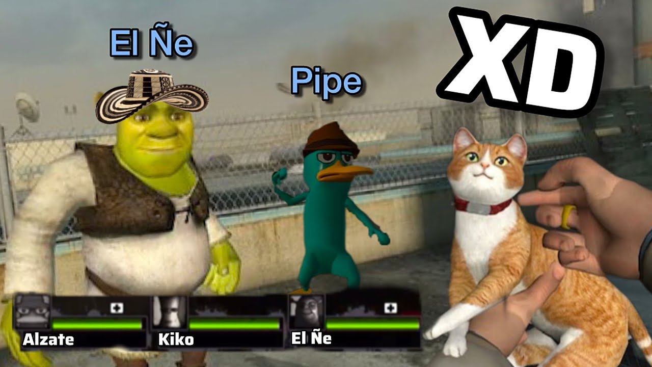 JUGAMOS LEFT 4 DEAD CON MODS XDD