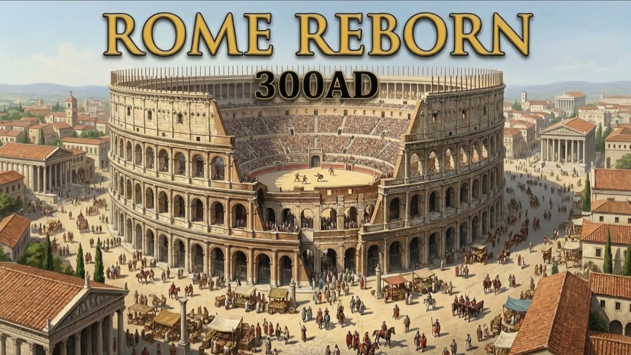 Ancient Rome: The First Megacity (AI Reconstruction)
