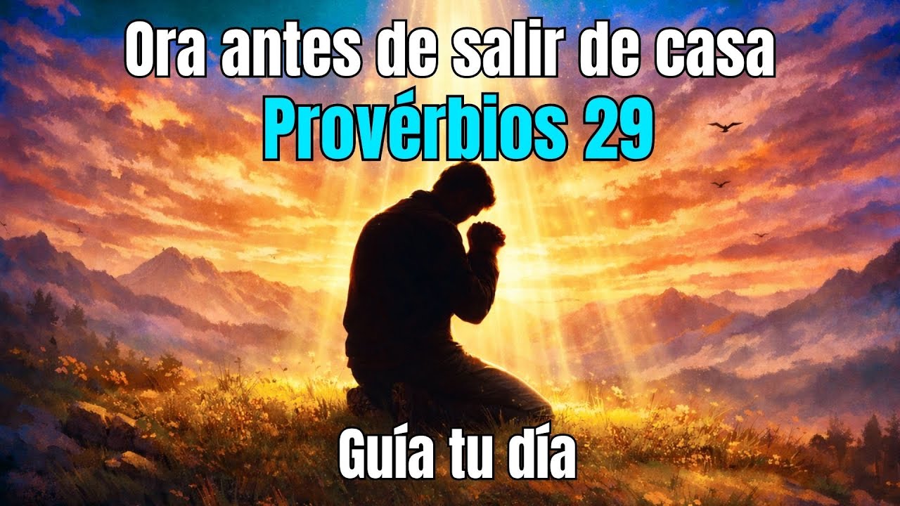 Antes de salir de casa, ora con Proverbios 29 | Justicia y sabiduría para guiar tu día 🙏✨