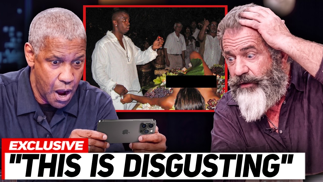 Denzel Washington & Mel Gibson REACTS To Hollywood's Freak Off Tapes