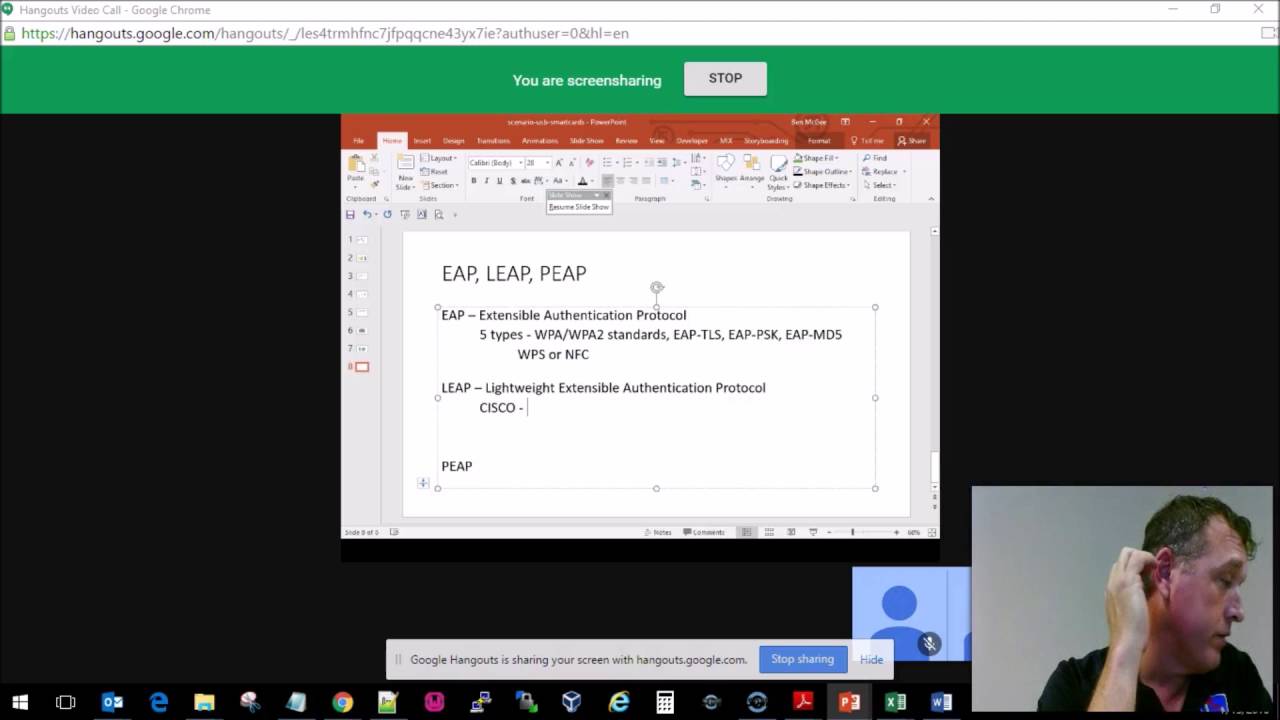 Security+ 601 - Wireless Authentication using EAP LEAP PEAP demystified -  COMPTIA Security+ sy0-601