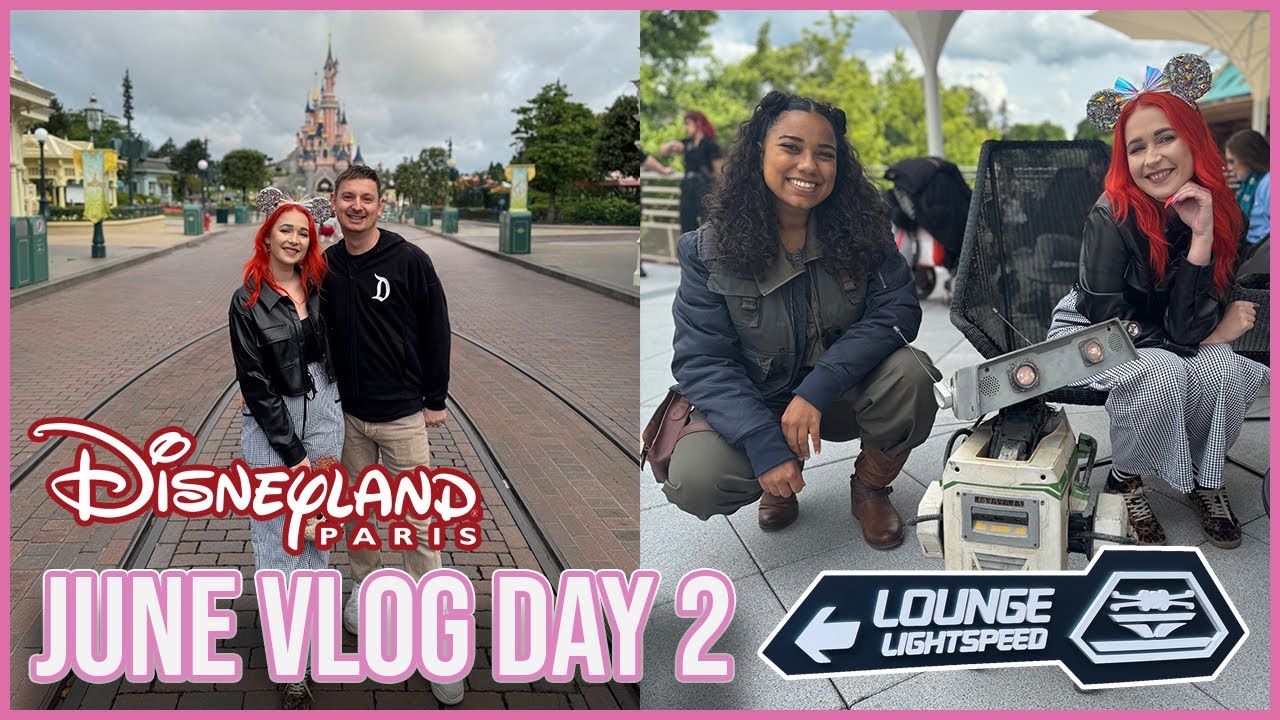 DLP June Vlog Day 2 - Lounge Lightspeed and Disney Music Festival at Disneyland Paris