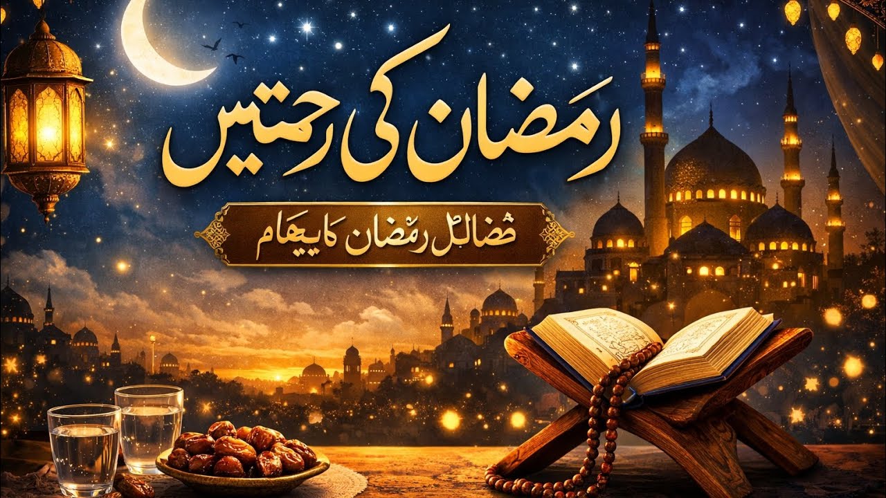 ⭐ رمضان کی رحمتیں | فضائلِ رمضان پر دل کو چھو لینے والی نظم 2026
