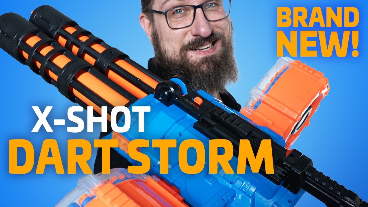 X-Shot Dart Storm Gatling! 2 Barrels, 2 Drums, 200 Darts! The Monster Setup for 2026! 🤯