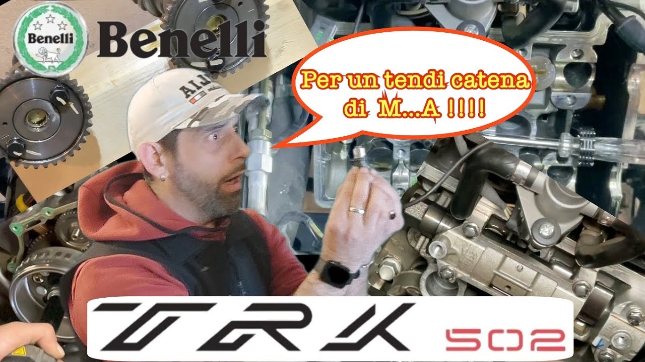AAAIIIUUUTOOOO !!! Per un Tendi Catena Distribuzione... ho dovuto fare a pezzi la mia TRK 502 !!!