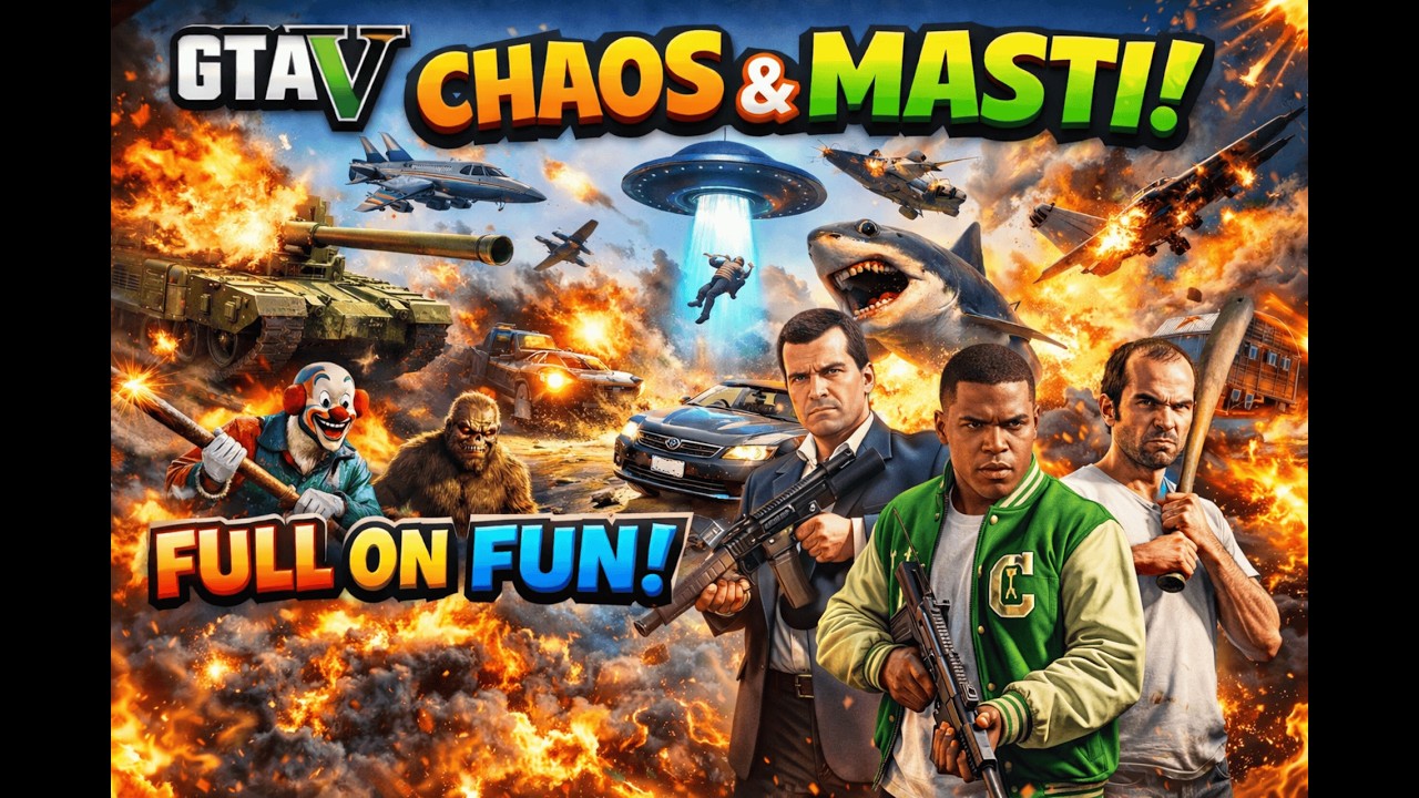 GTA 5 Chaos Mode 😱🔥| GTA 6 Coming Soon?#shortsfeed #shortslive #gta #gta5