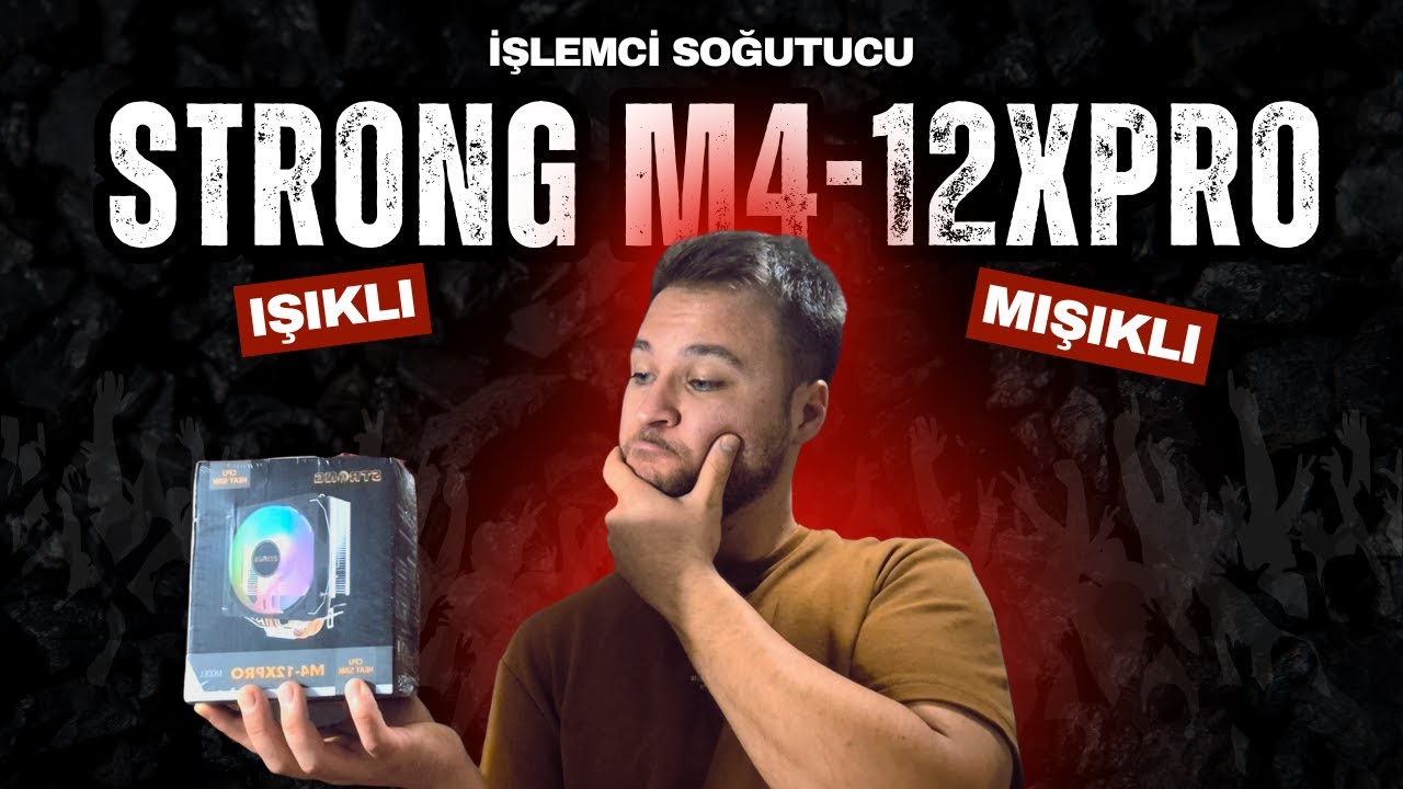 750 TL'YE IŞIKLI MIŞIKLI İŞLEMCİ FANI (STRONG M4-12XPRO)