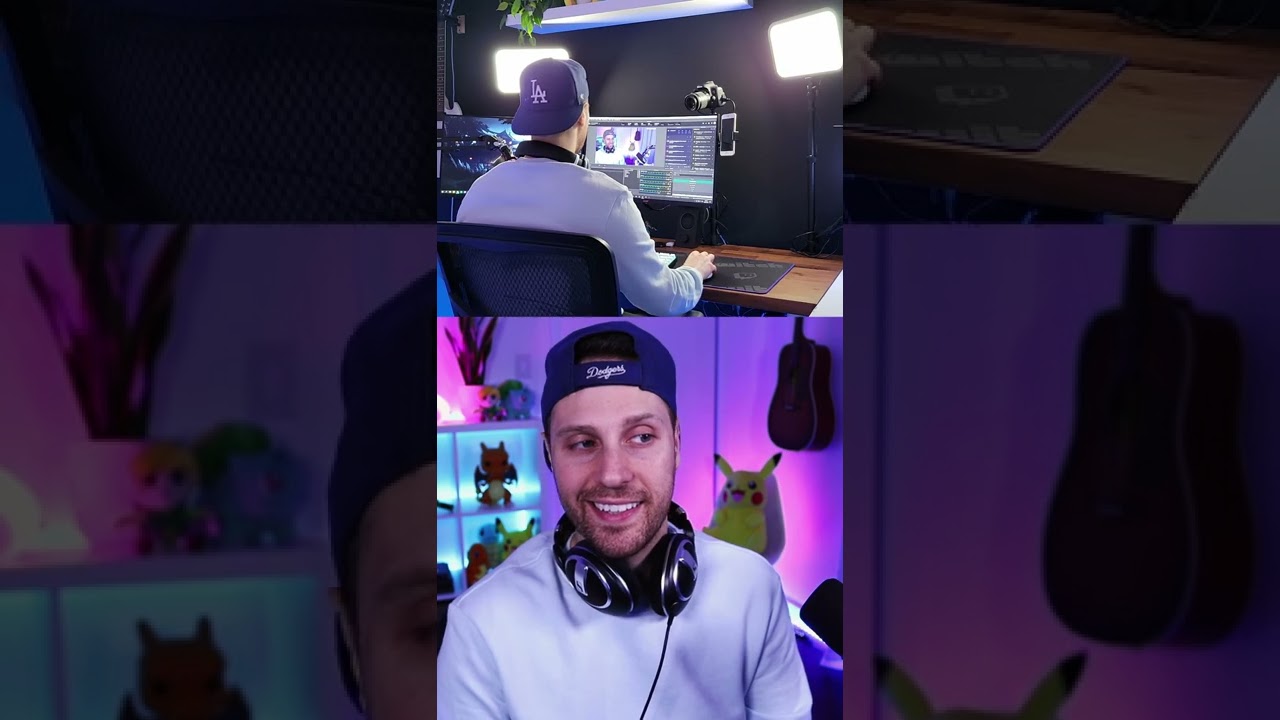 BEST LIGHTINGs setup for your STREAMS? #shorts