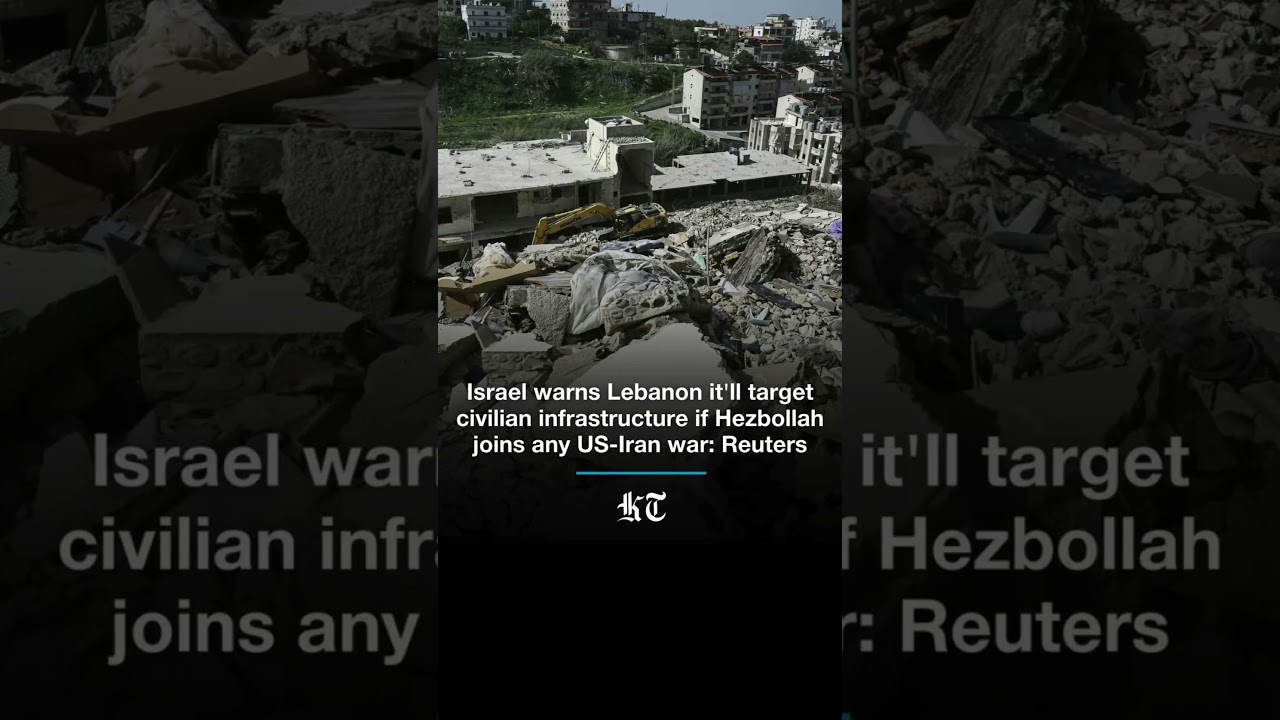 Israel Warns Lebanon Over Possible U.S.&ndash;Iran Conflict