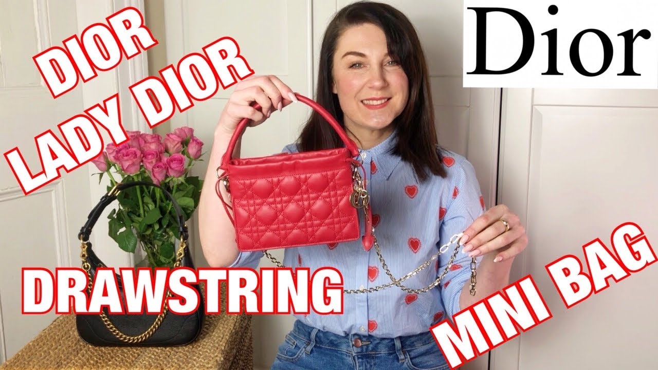 DIOR Lady Dior Top Handle Drawstring Mini Bag: Review, Pros and Cons, What Fits and Mod Shots