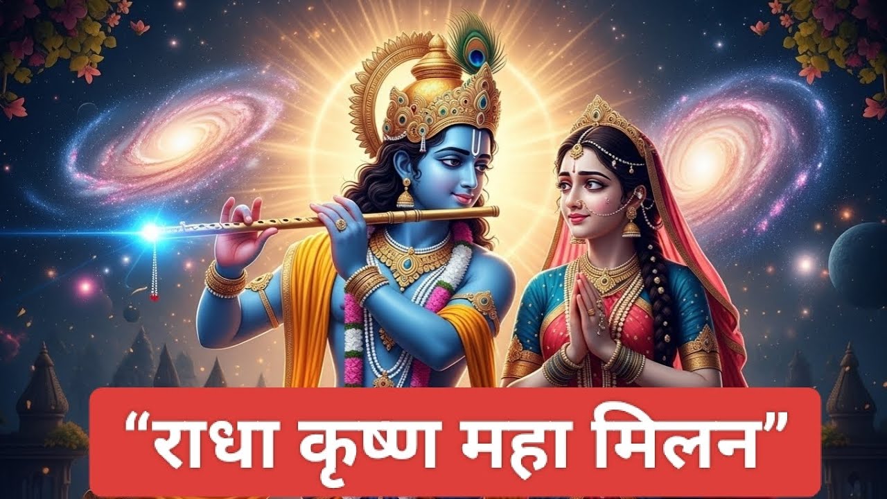 राधा कृष्ण महा मिलन कथा || Radha Krishna Divine Love Story Hindi | Hindi Cartoon Story