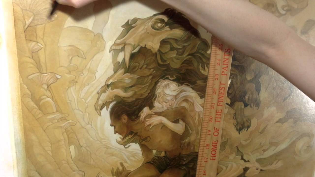 Painting Process: Tam Lin