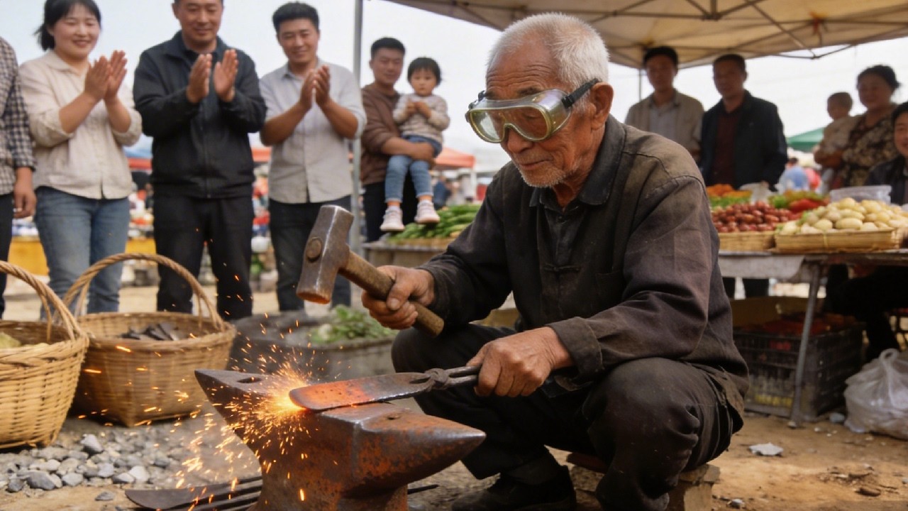 农村老手艺修复生锈的破水管，还能再用50年，五金店老板都羡慕了！【老登】