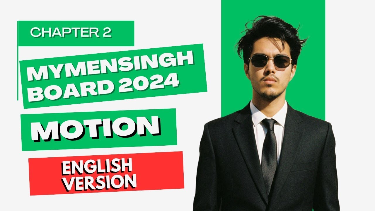 SSC Physics Chapter 2 Mymensingh board 2024 English Version