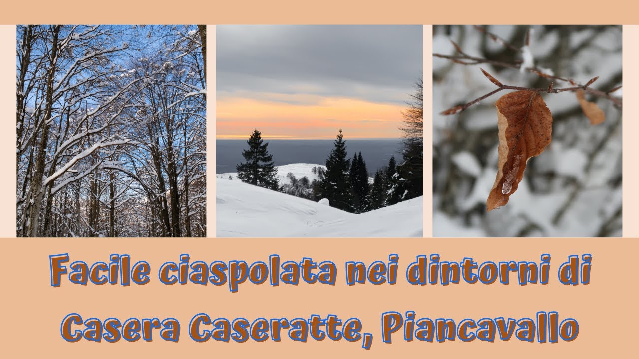 Facile ciaspolata nei dintorni di Casera Caseratte, Piancavallo