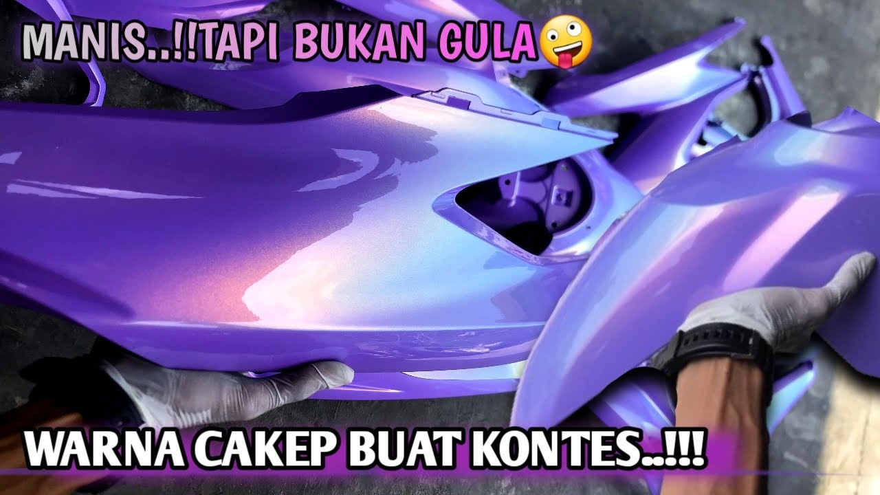SENSASI NGECAT CAT MAHAL WKWK..!! NYOBAIN CAT BUNGLON PREMIUM DASARAN PASTEL UNGU