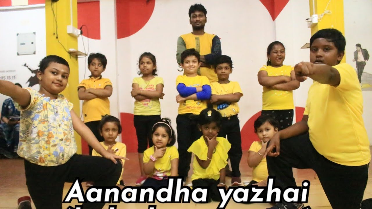 Aaanandha yaazhai song kids dance cover by San's dance studio( Thanga Mengal )
