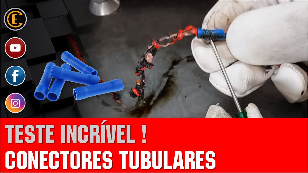 TESTAMOS O CONECTOR TUBULAR (LUVA DE EMENDA).  SERÁ QUE ELE AGUENTOU UMA CORRENTE ACIMA DE 200A?