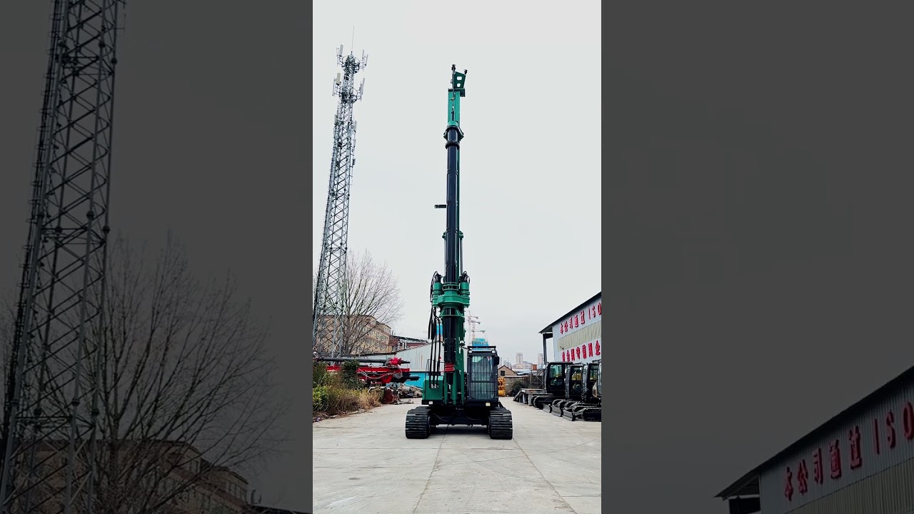 Yahe 25m depth piling CFA multifunctional DR-100 crawler Rotary Drilling Rig WA+86 158 6623 7600