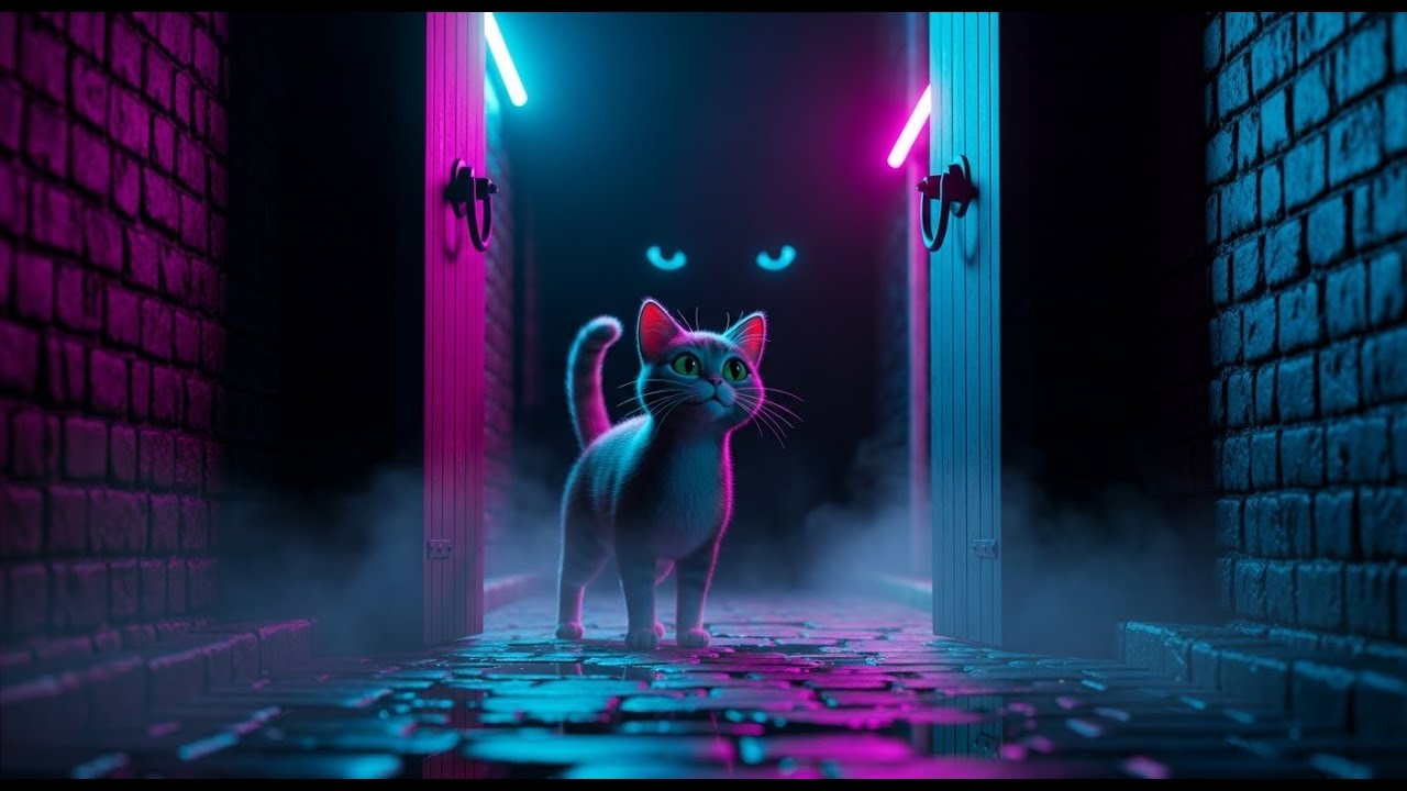 The Journey of Nana the Cat: An Encounter in a Dark Alley Explained