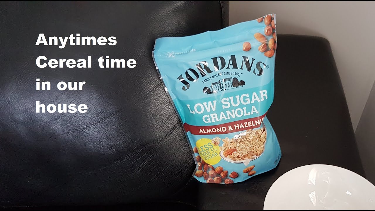 Jordan's Low Sugar Granola - Almond & Hazelnuts #October1BlackBoxNZ